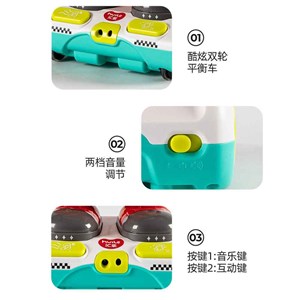 عروسک رباتیک خرگوش موزیکال GOOD LUCK _ربات اسباب بازی